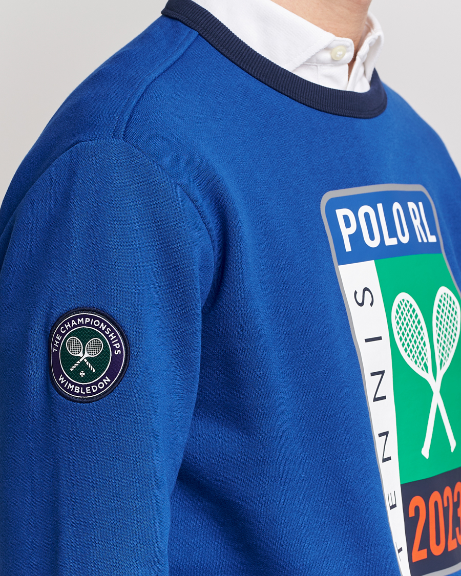 Men | Sweaters & Knitwear | Polo Ralph Lauren | Fleece Logo Sweatshirt Sapphire Star