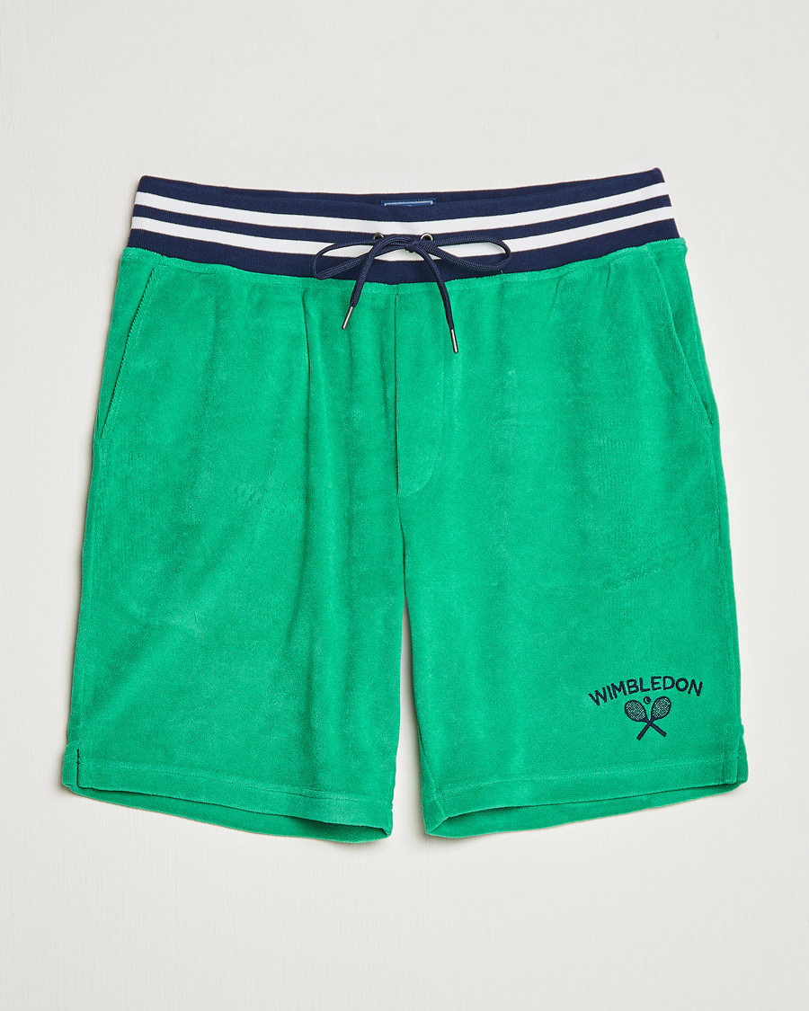 Men | Shorts | Polo Ralph Lauren | Wimbledon Terry Sweatshorts Stem Green