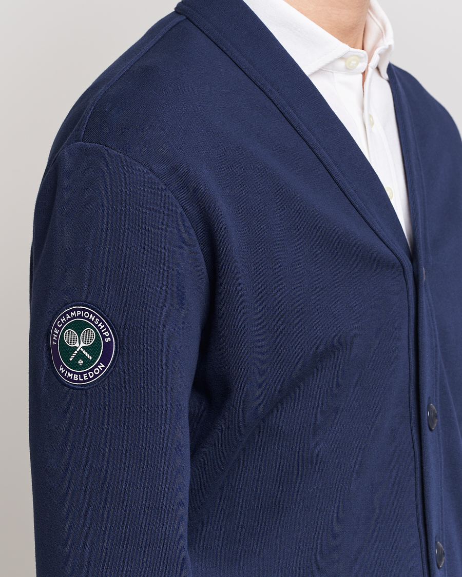 Men | Sweaters & Knitwear | Polo Ralph Lauren | Wimbledon Knitted Cardigan Refined Navy