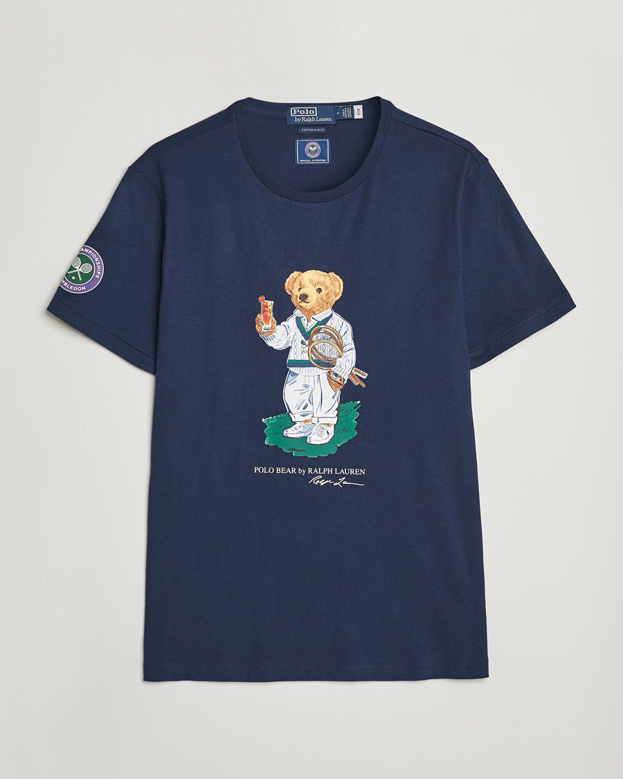 Men | T-Shirts | Polo Ralph Lauren | Printed Wimbledon Bear Crew Neck T-Shirt Na