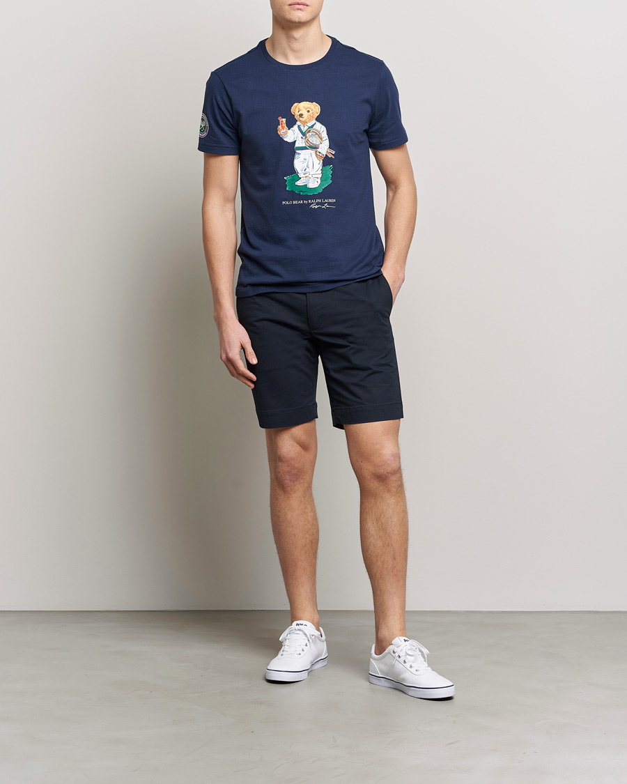 Men | T-Shirts | Polo Ralph Lauren | Printed Wimbledon Bear Crew Neck T-Shirt Na