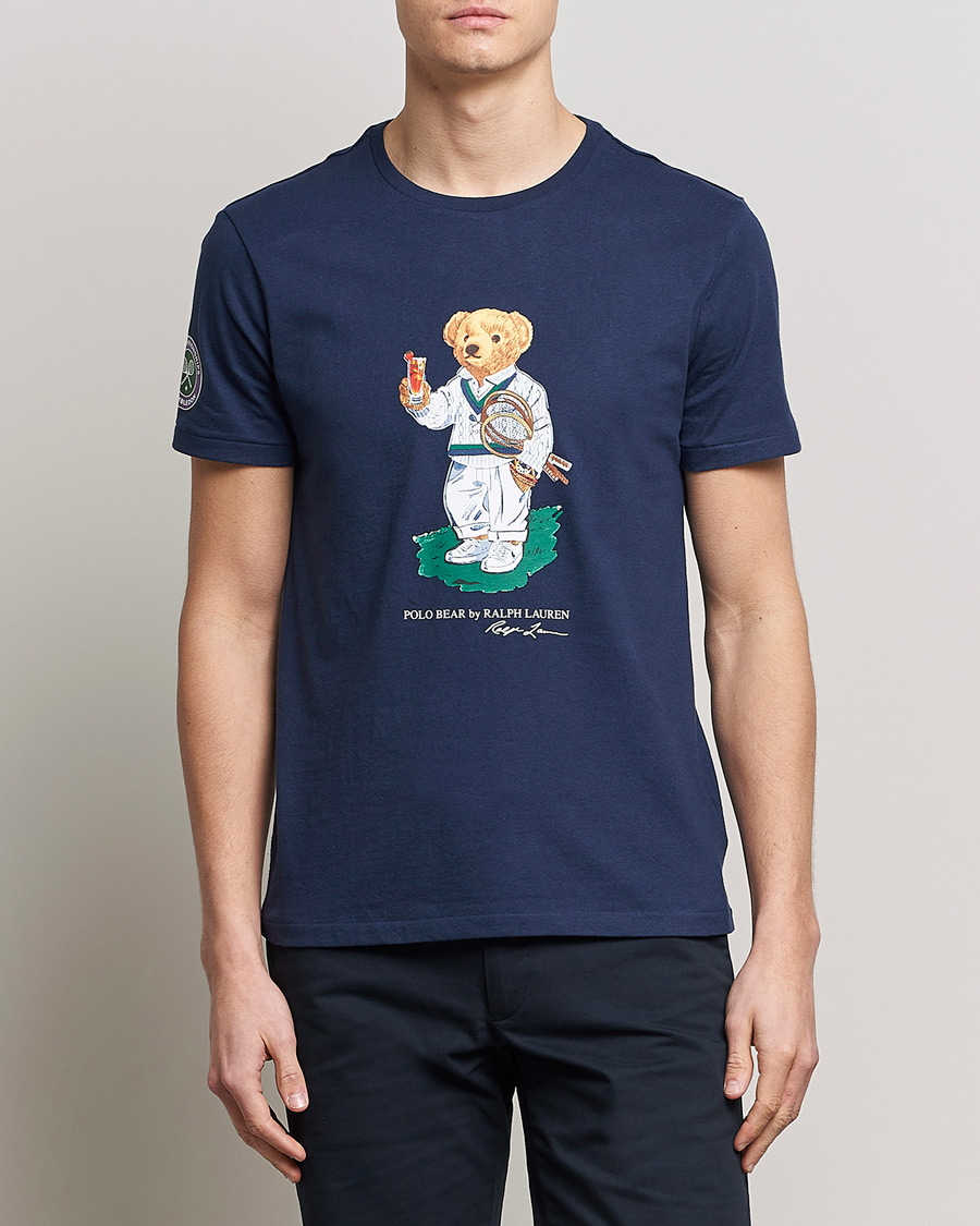 Men | T-Shirts | Polo Ralph Lauren | Printed Wimbledon Bear Crew Neck T-Shirt Na