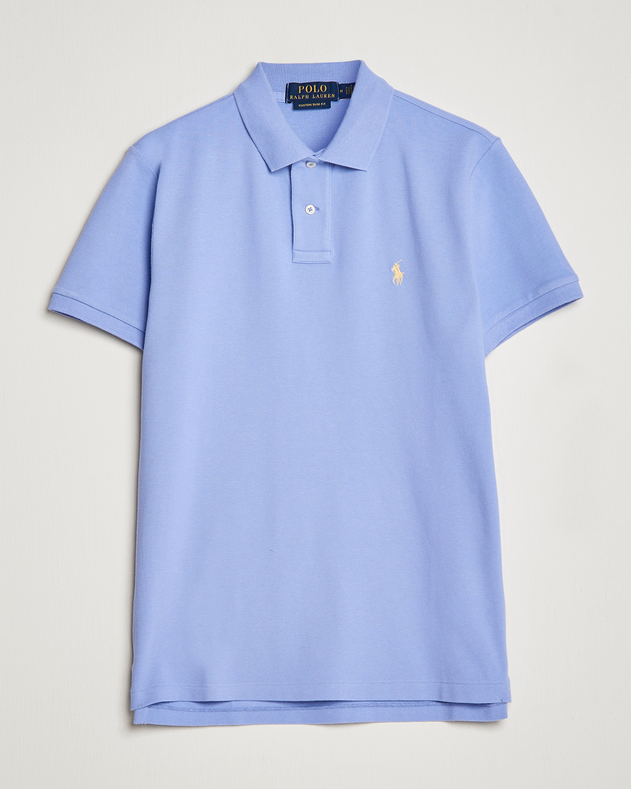 Men | Polo Shirts | Polo Ralph Lauren | Custom Slim Fit Polo Lafayette Blue