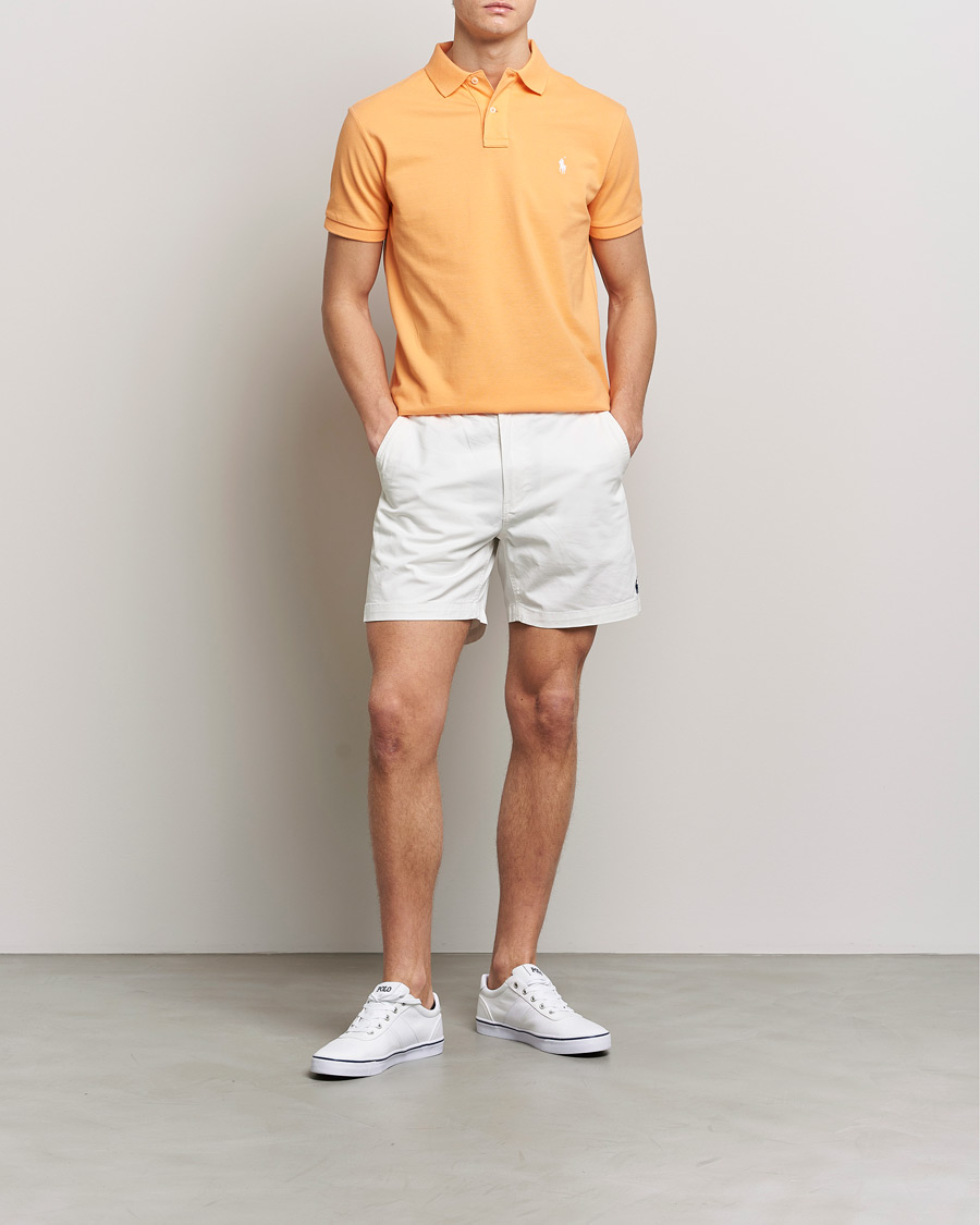 Men | Polo Shirts | Polo Ralph Lauren | Custom Slim Fit Polo Key West Orange