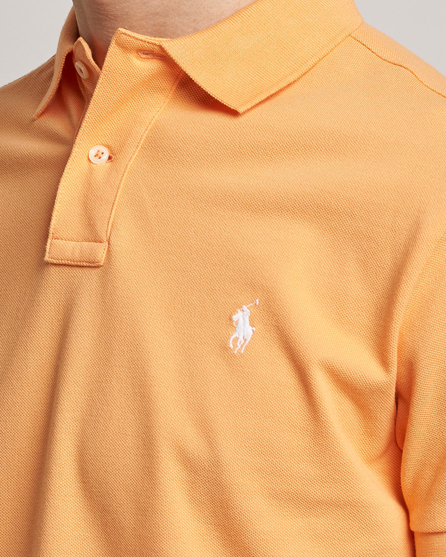 Men | Polo Shirts | Polo Ralph Lauren | Custom Slim Fit Polo Key West Orange