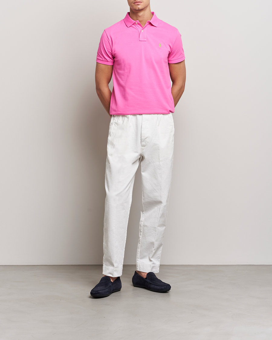 Men | Polo Shirts | Polo Ralph Lauren | Custom Slim Fit Polo Dalia Pink