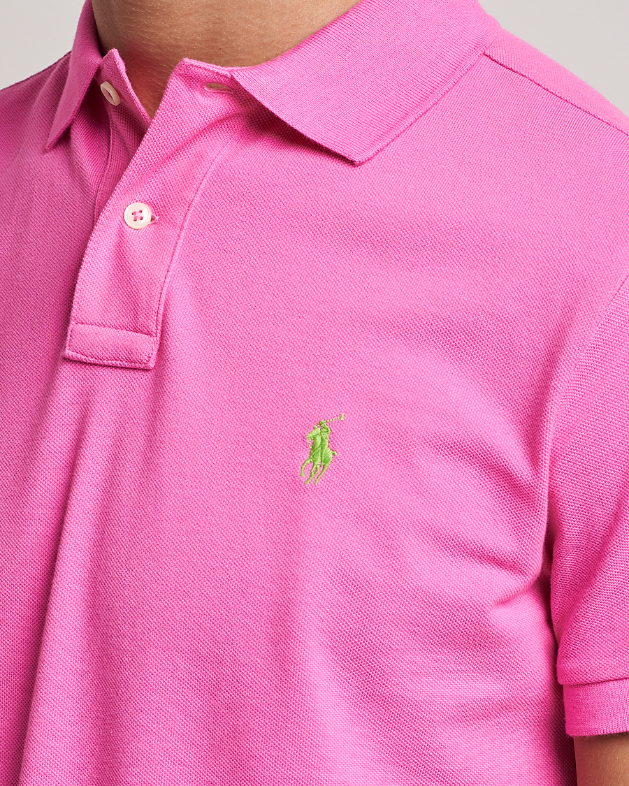 Custom Slim Fit Polo Dalia Pink at CareOfCarl.com