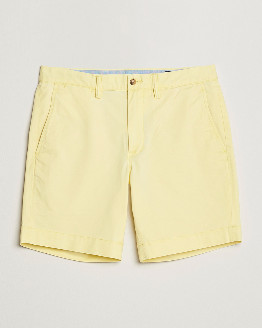 Men | Shorts | Polo Ralph Lauren | Tailored Slim Fit Shorts Bristol Yellow