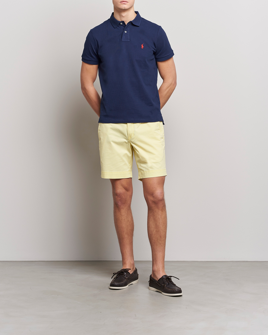 Men | Shorts | Polo Ralph Lauren | Tailored Slim Fit Shorts Bristol Yellow