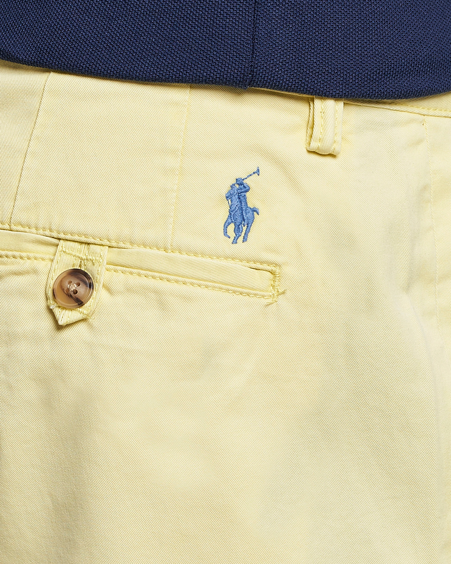 Men | Shorts | Polo Ralph Lauren | Tailored Slim Fit Shorts Bristol Yellow