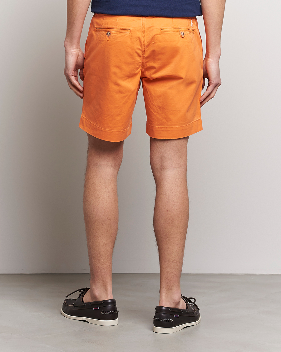 Men | Shorts | Polo Ralph Lauren | Tailored Slim Fit Shorts Optic Orange