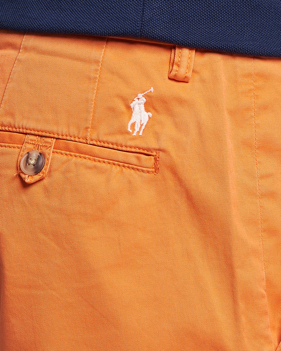 Men | Shorts | Polo Ralph Lauren | Tailored Slim Fit Shorts Optic Orange