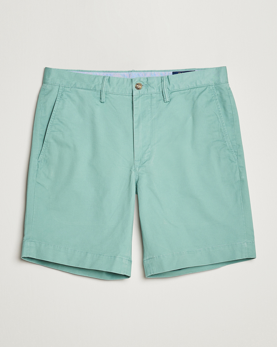 Men | Shorts | Polo Ralph Lauren | Tailored Slim Fit Shorts Faded Mint