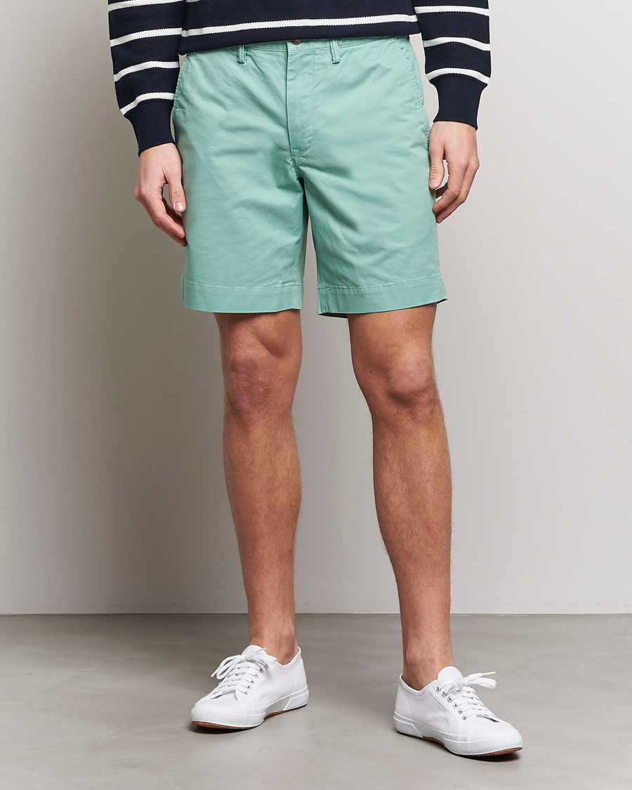 Men | Chino Shorts | Polo Ralph Lauren | Tailored Slim Fit Shorts Faded Mint