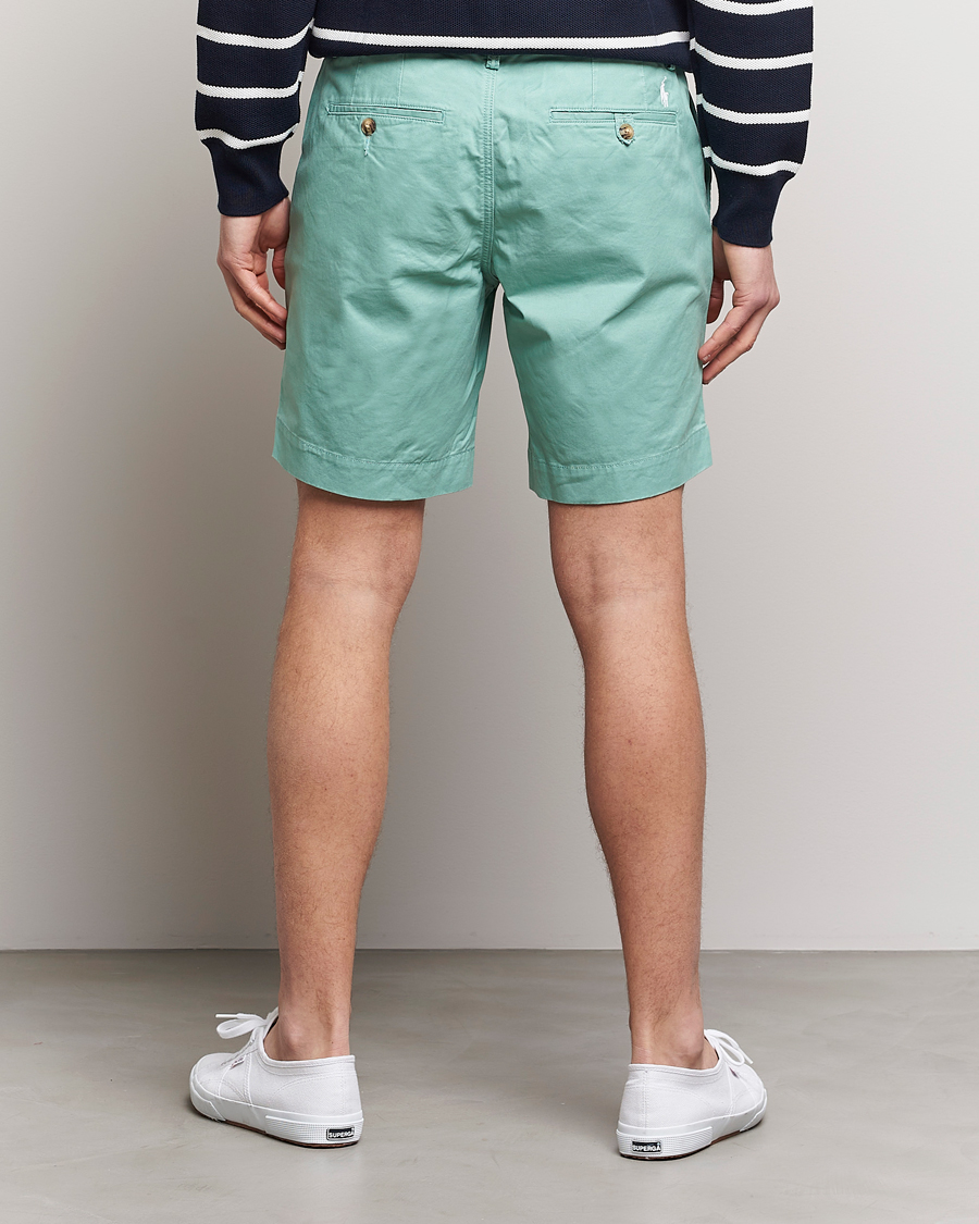 Men | Shorts | Polo Ralph Lauren | Tailored Slim Fit Shorts Faded Mint