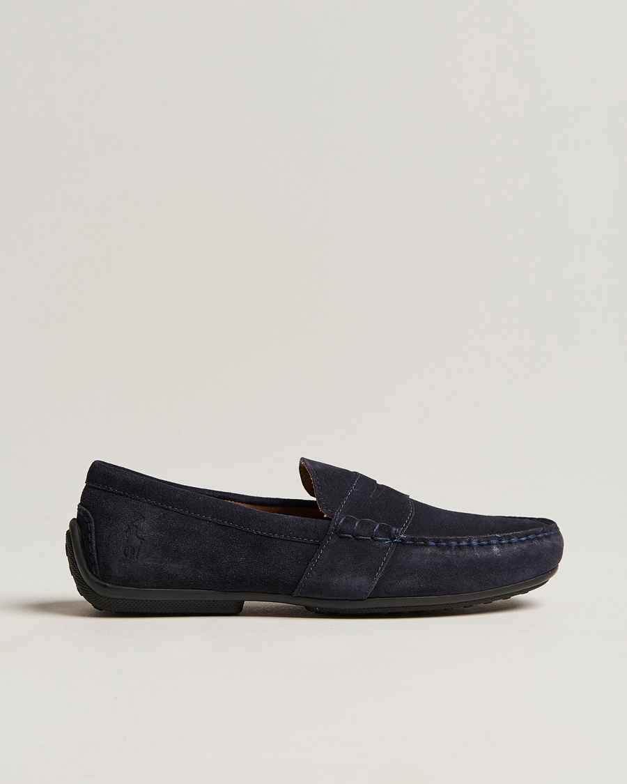 Men | Moccasins | Polo Ralph Lauren | Reynold Suede Driving Loafer Hunter Navy