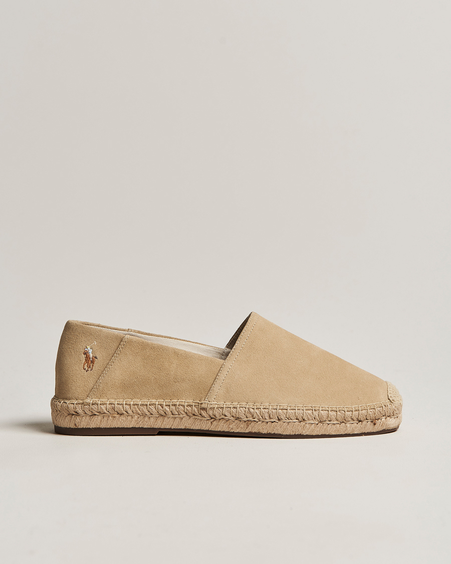 Men | Polo Ralph Lauren Cevio Suede Espandrilles Bone | Polo Ralph Lauren | Cevio Suede Espandrilles Bone