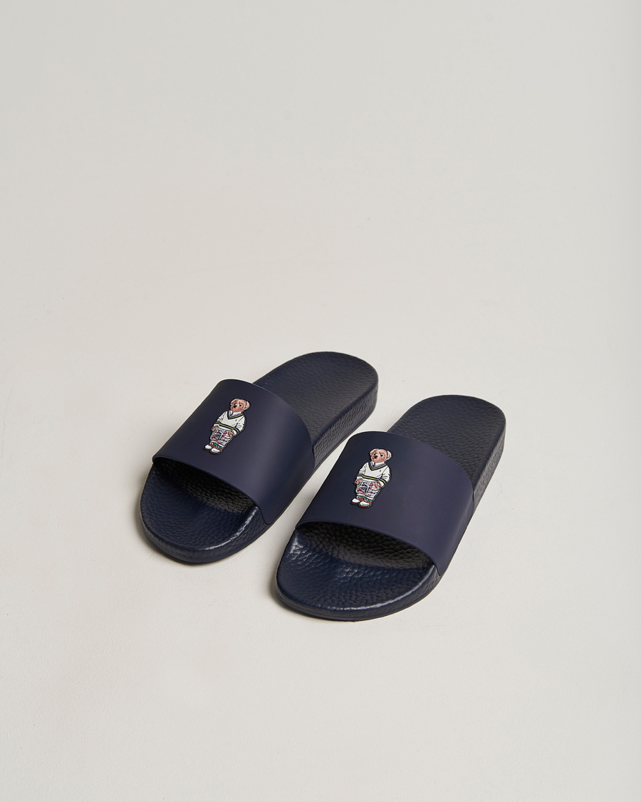 Men | Sandals & Slides | Polo Ralph Lauren | Bear Slides Navy