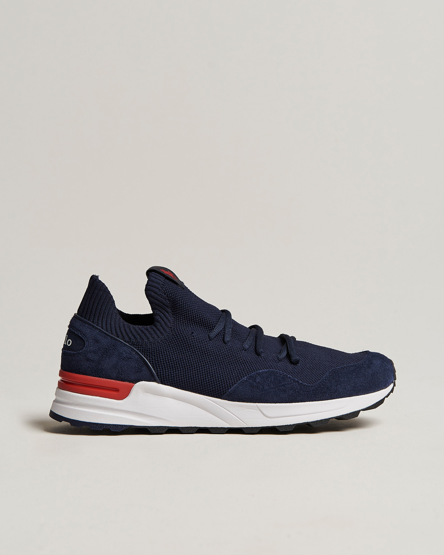Men | Polo Ralph Lauren Trackstr 200 Running Sneaker Hunter Navy | Polo Ralph Lauren | Trackstr 200 Running Sneaker Hunter Navy