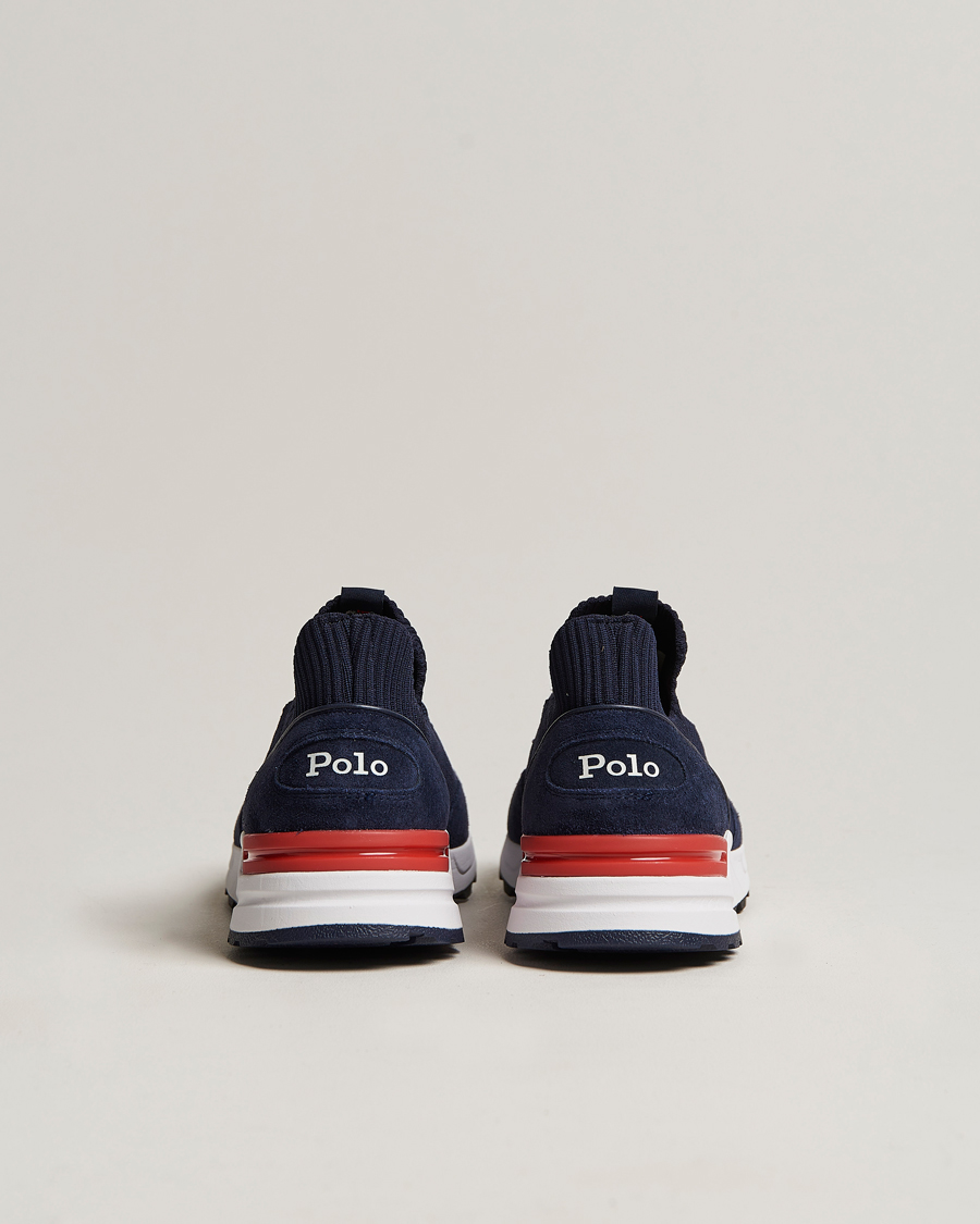 Men | Polo Ralph Lauren Trackstr 200 Running Sneaker Hunter Navy | Polo Ralph Lauren | Trackstr 200 Running Sneaker Hunter Navy