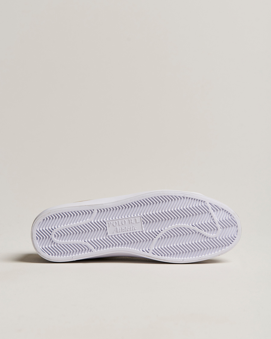 Men | Longwood Suede Sneaker Straw Khaki | Polo Ralph Lauren | Longwood Suede Sneaker Straw Khaki