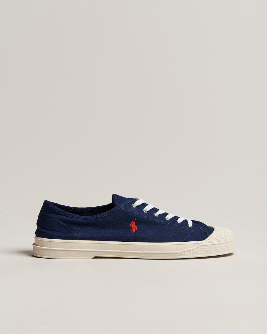 Men | Polo Ralph Lauren Paloma Canvas Sneaker Newport Navy/Red | Polo Ralph Lauren | Paloma Canvas Sneaker Newport Navy/Red