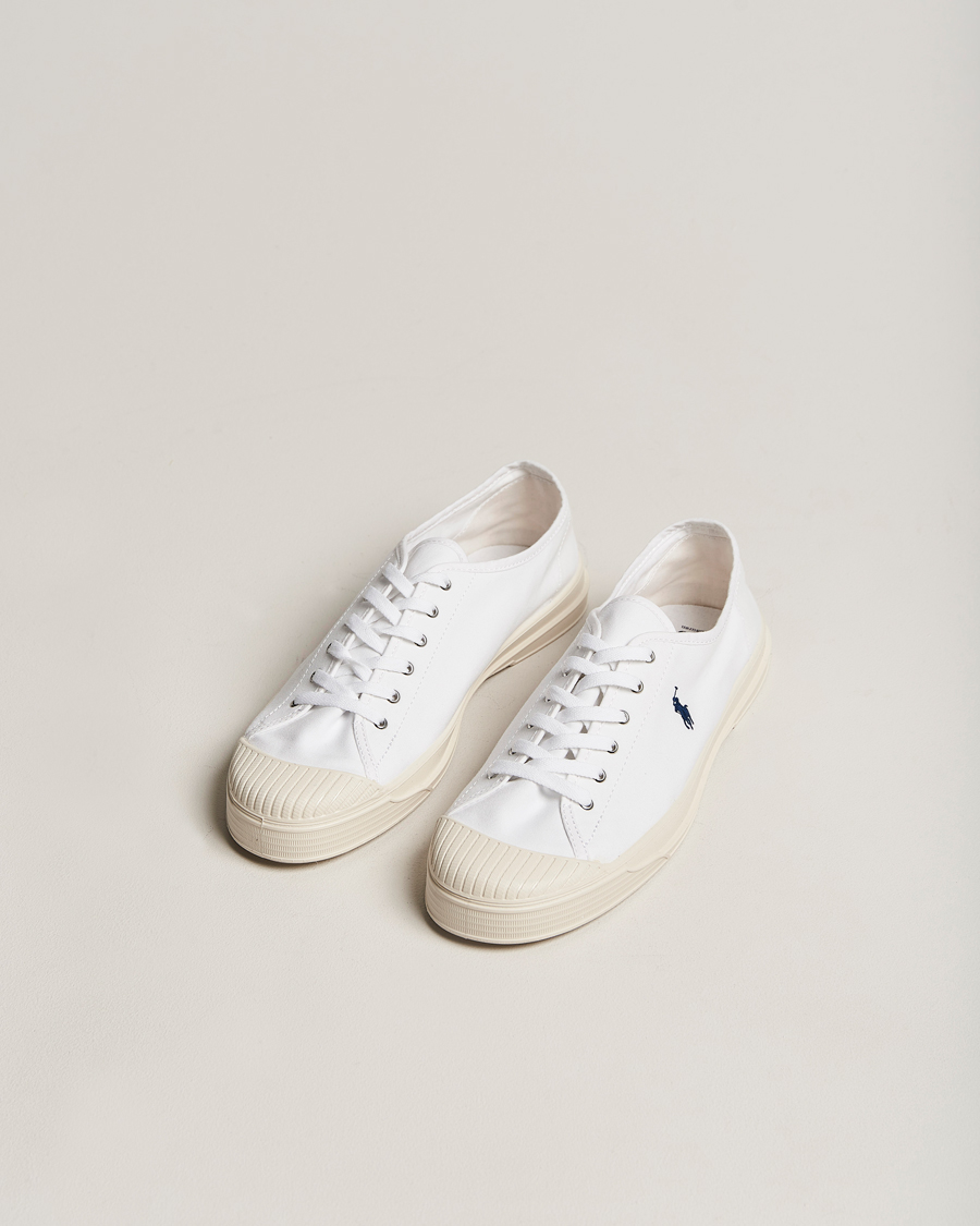 Men |  | Polo Ralph Lauren | Paloma Canvas Sneaker White/Navy