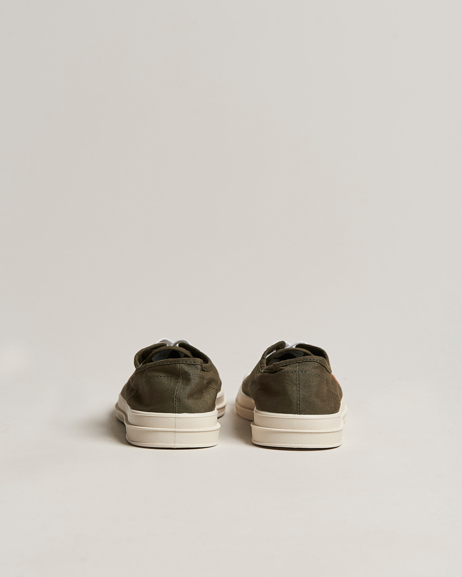 Men | Paloma Canvas Sneaker Canopy Olive/Orange | Polo Ralph Lauren | Paloma Canvas Sneaker Canopy Olive/Orange