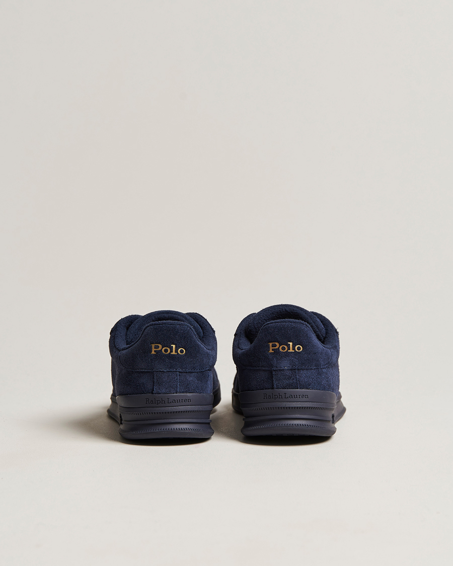 Men | Polo Ralph Lauren Heritage Court Suede Sneaker Hunter Navy | Polo Ralph Lauren | Heritage Court Suede Sneaker Hunter Navy