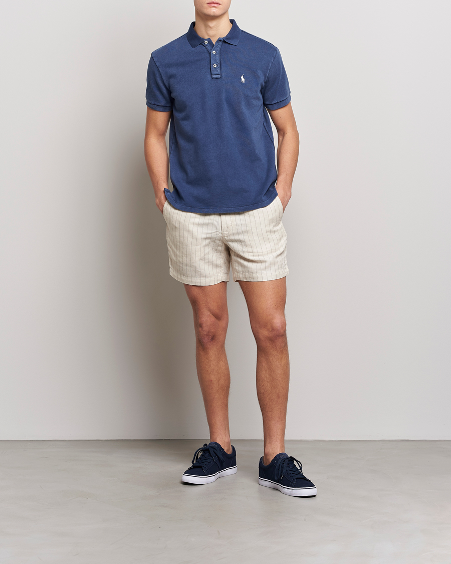 Men | Polo Shirts | Polo Ralph Lauren | Custom Fit Spa Terry Polo Newport Navy