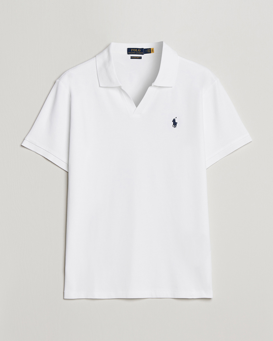 Men | Polo Shirts | Polo Ralph Lauren | Luxury Cotton Polo White