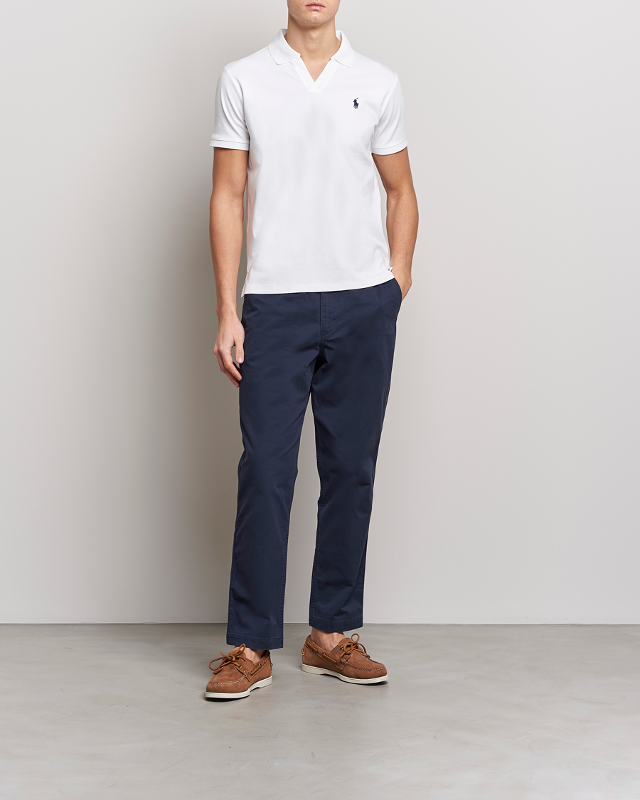 Men | Polo Shirts | Polo Ralph Lauren | Luxury Cotton Polo White