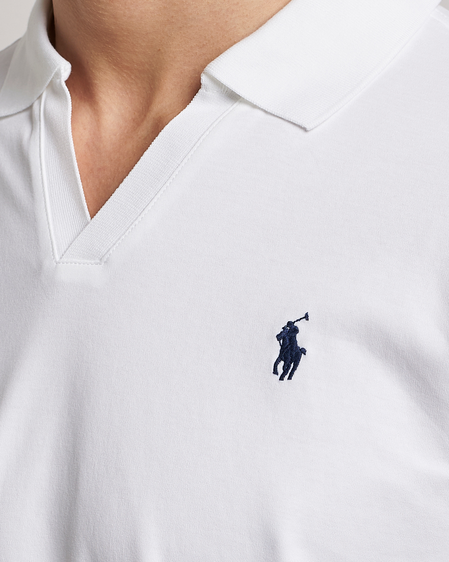 Men | Polo Shirts | Polo Ralph Lauren | Luxury Cotton Polo White