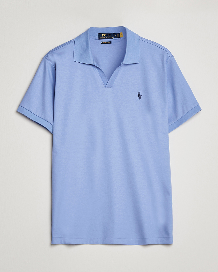 Men | Polo Shirts | Polo Ralph Lauren | Luxury Pima Cotton Polo Lafayette Blue