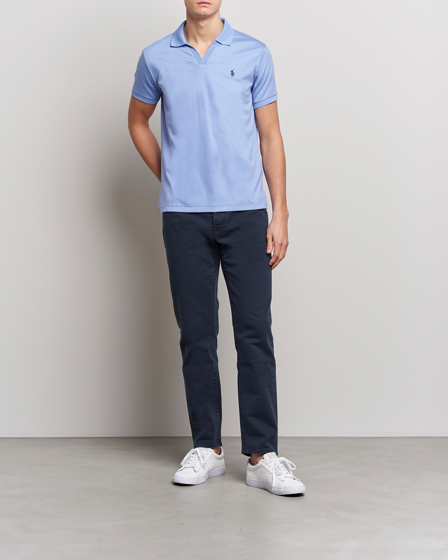 Men | Polo Shirts | Polo Ralph Lauren | Luxury Pima Cotton Polo Lafayette Blue