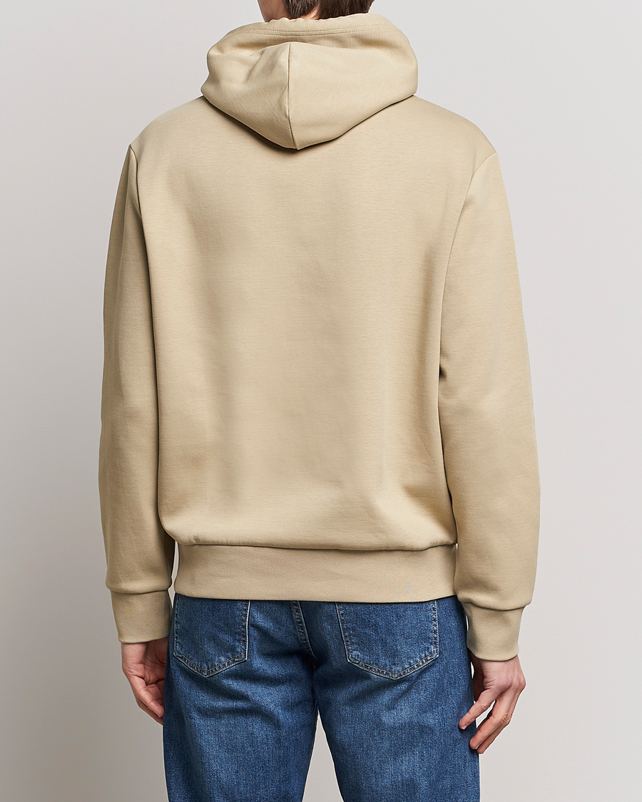 Men | Sweaters & Knitwear | Polo Ralph Lauren | Double Knit Center Logo Hoodie Classic Khaki