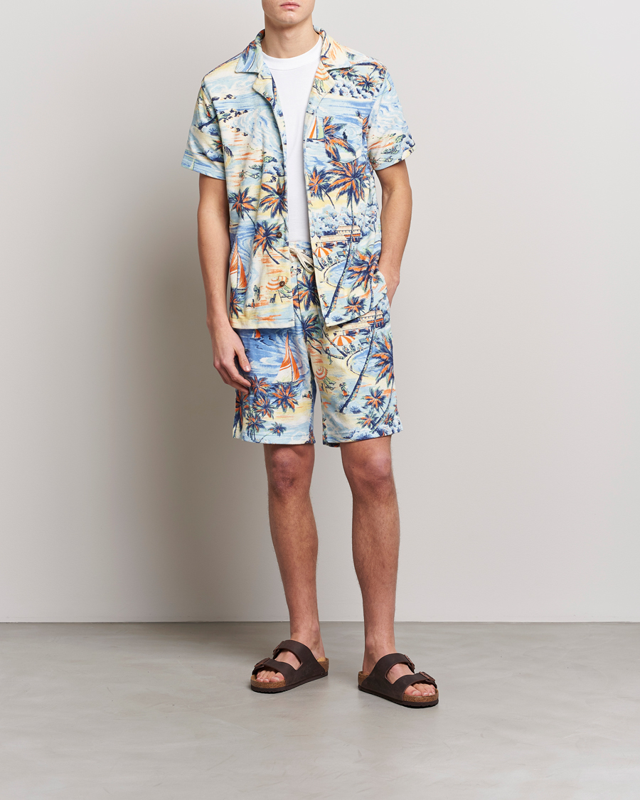 Men | Shirts | Polo Ralph Lauren | Terry Hawaiian Beach Short Sleeve Shirt Multi