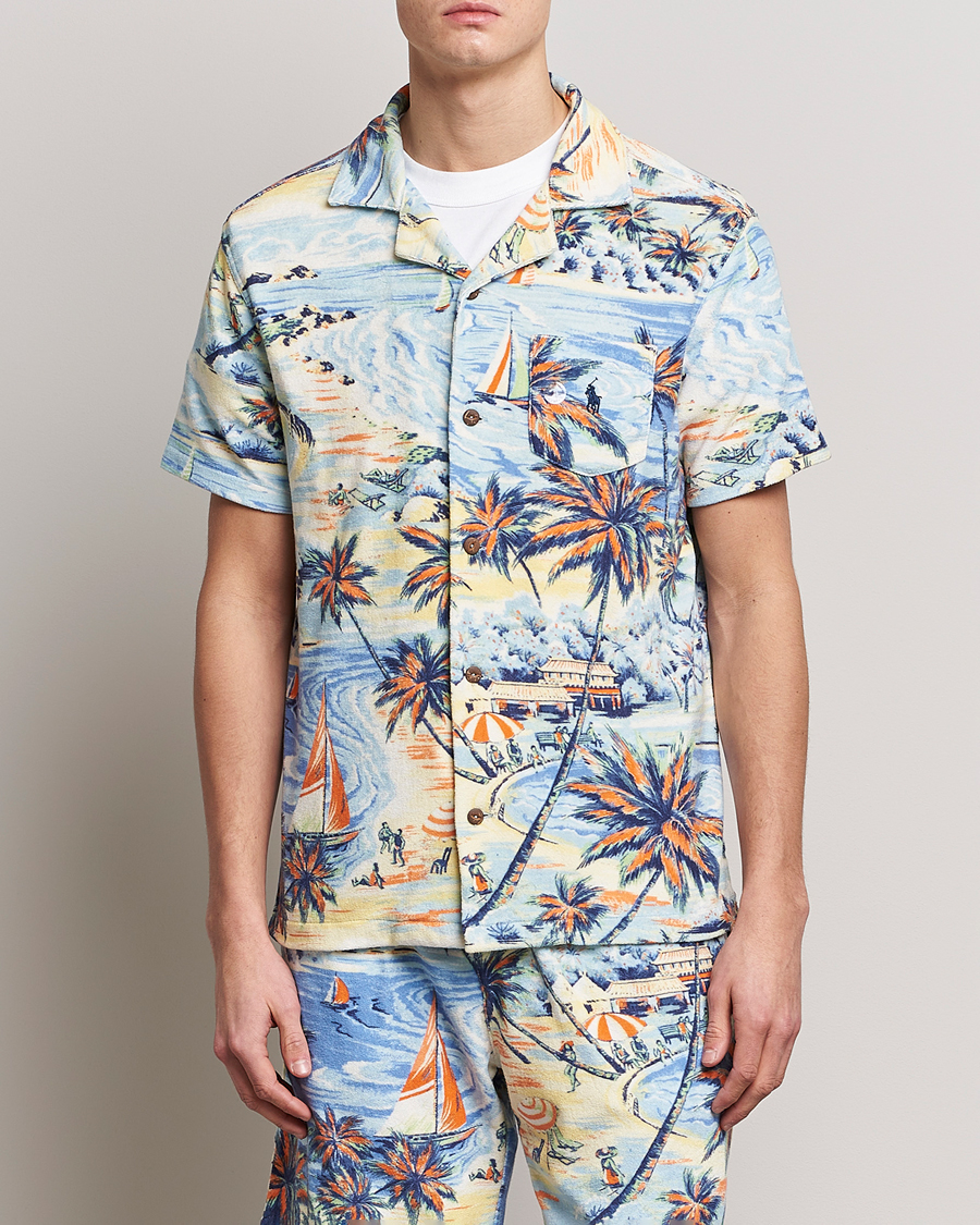 Men | Shirts | Polo Ralph Lauren | Terry Hawaiian Beach Short Sleeve Shirt Multi