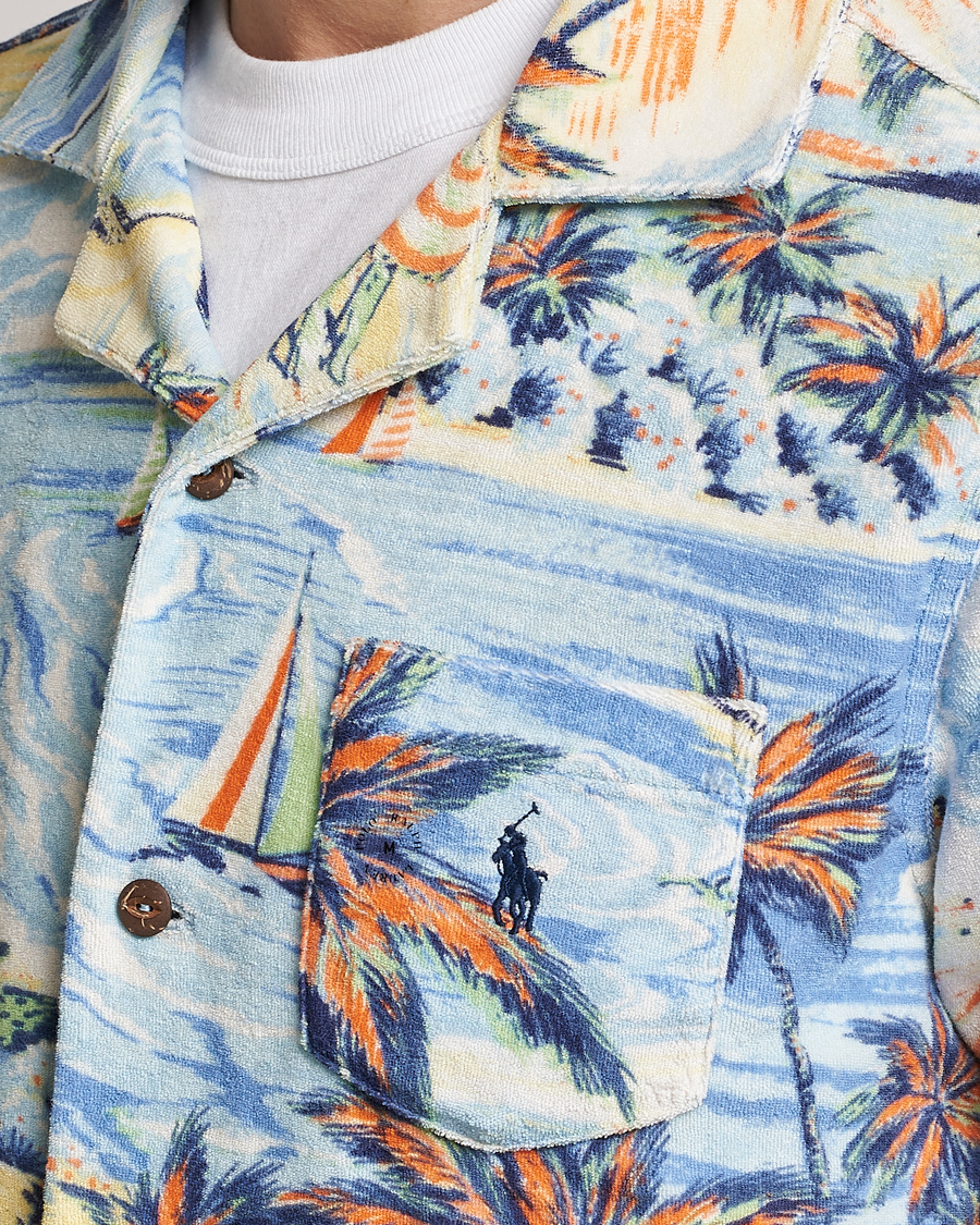 Men | Shirts | Polo Ralph Lauren | Terry Hawaiian Beach Short Sleeve Shirt Multi