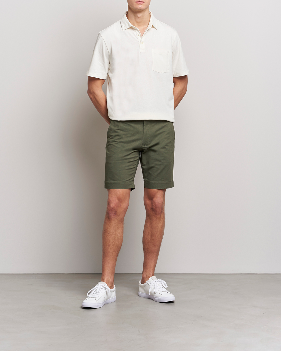 Polo Ralph Lauren Tailored Slim Fit Shorts Fossil Green at