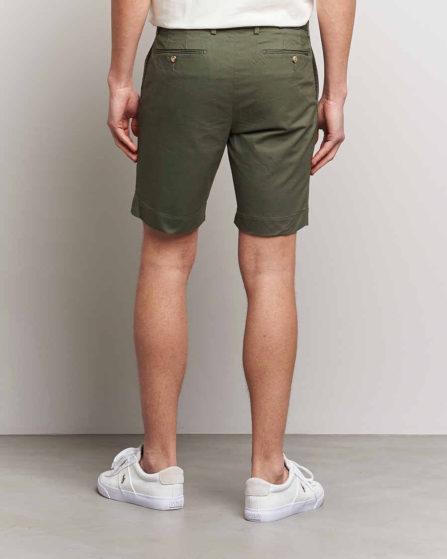 Men | Shorts | Polo Ralph Lauren | Tailored Slim Fit Shorts Fossil Green