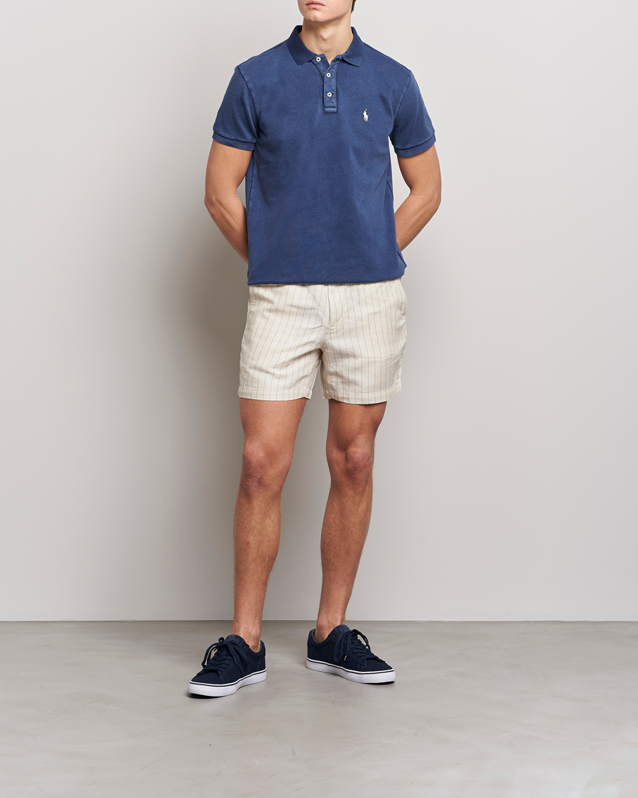 Polo Ralph Lauren Prepster Linen/Tencel Pinstripe Shorts Andover