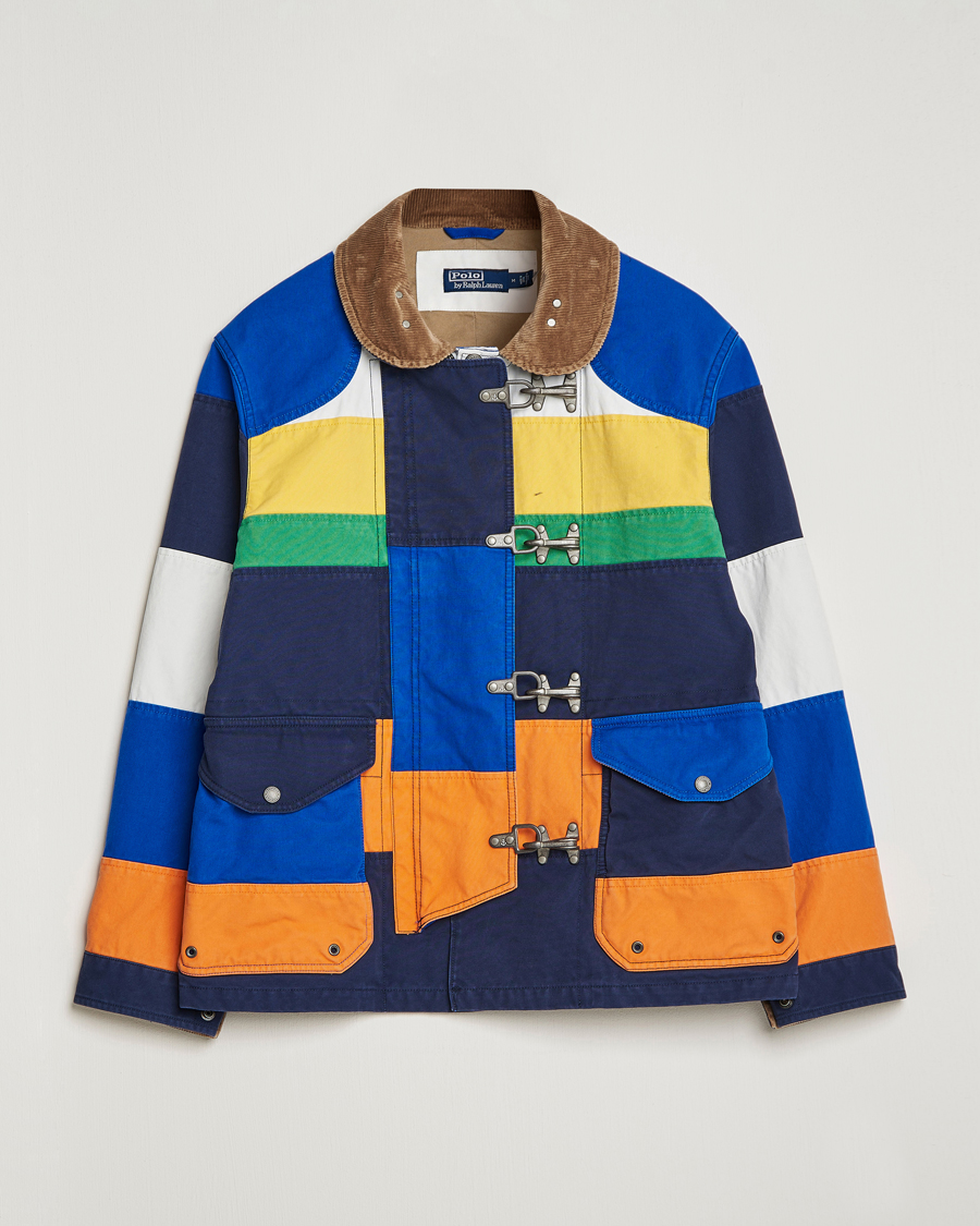 Polo Ralph Lauren Cortland Field Jacket Sapphire Star Multi at CareOfCarl.c