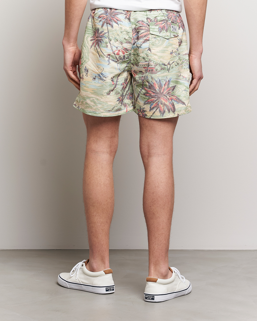 Men | Swimwear | Polo Ralph Lauren | Hawaiian Bazar Swimshorts Beach Green