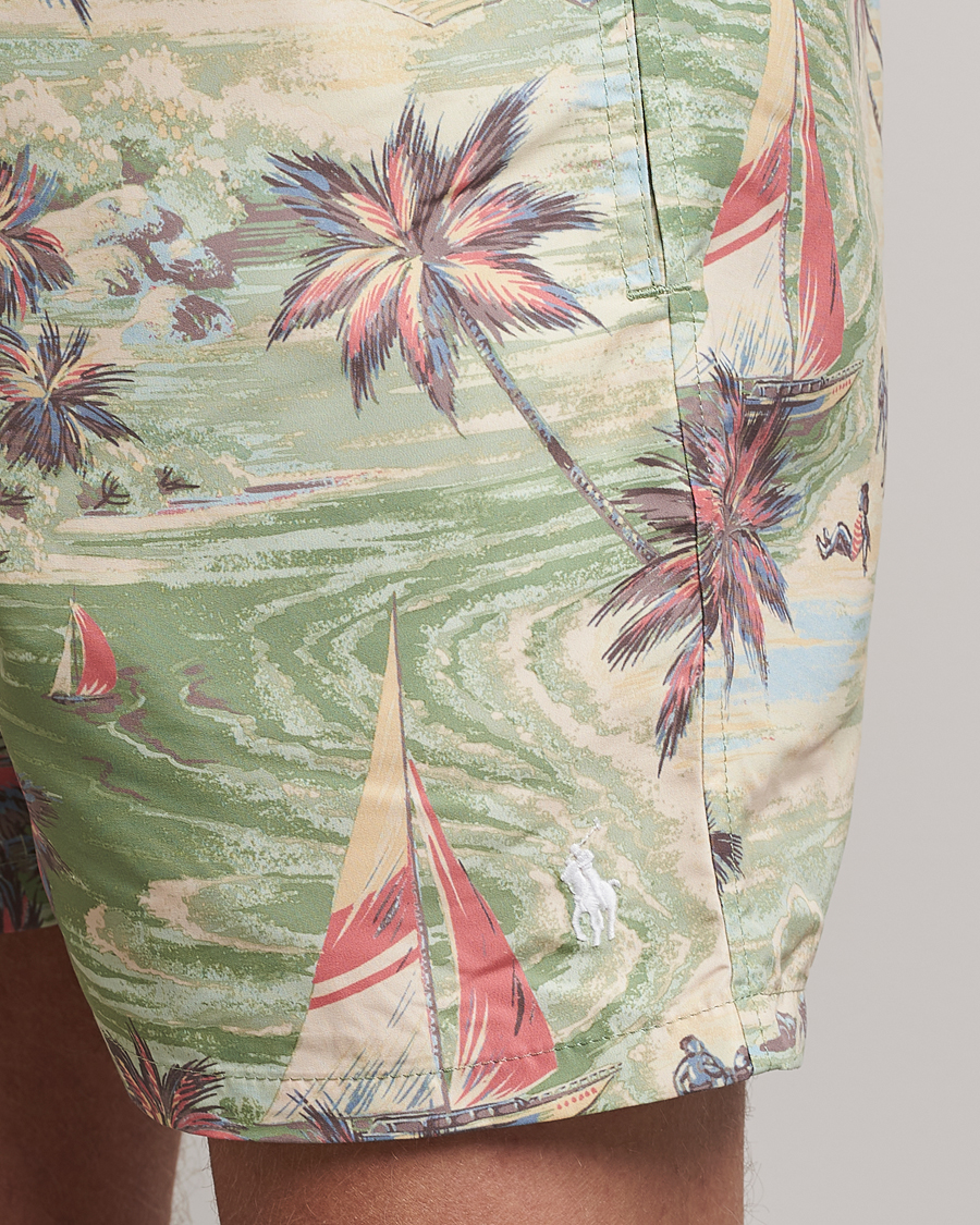 Men | Swimwear | Polo Ralph Lauren | Hawaiian Bazar Swimshorts Beach Green