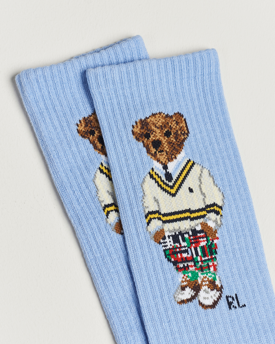Men | Underwear & Socks | Polo Ralph Lauren | Cricket Bear Sock Blue Cricket