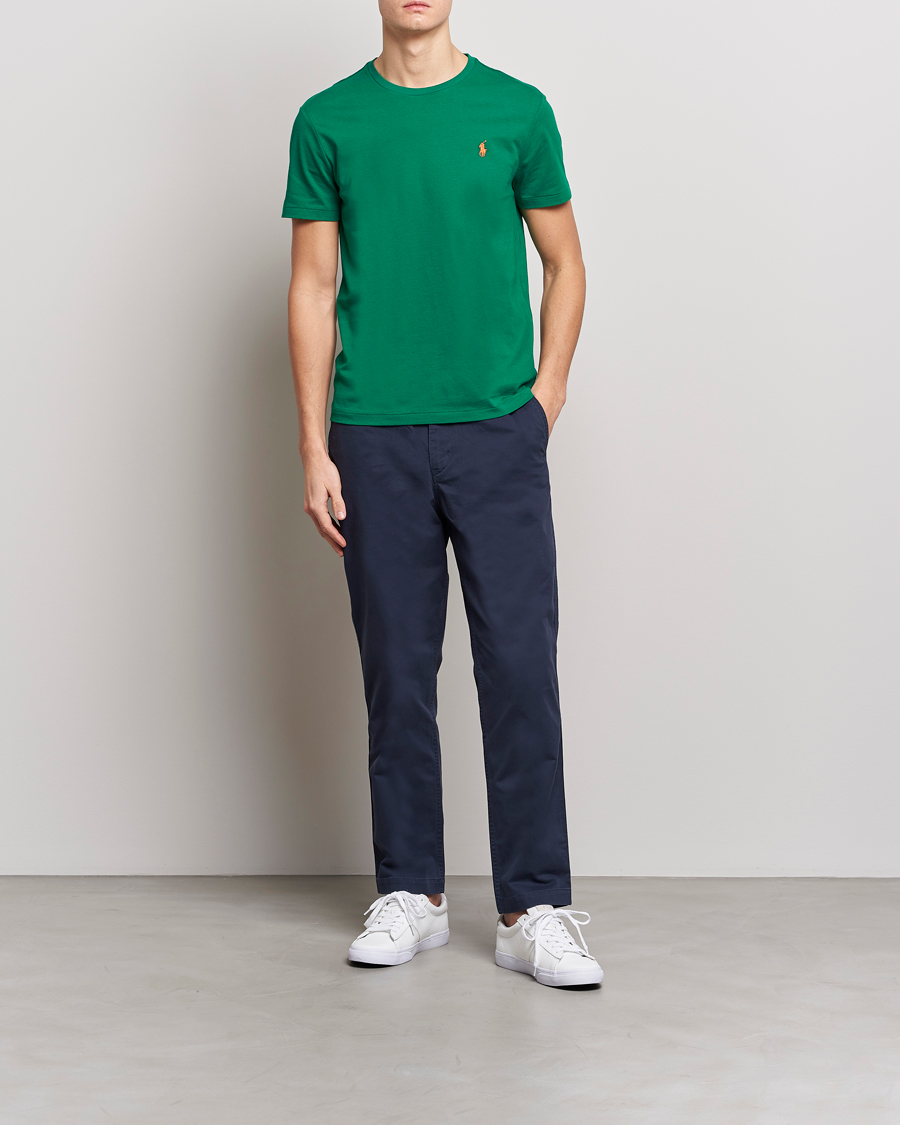 Men | T-Shirts | Polo Ralph Lauren | Crew Neck T-Shirt Primary Green