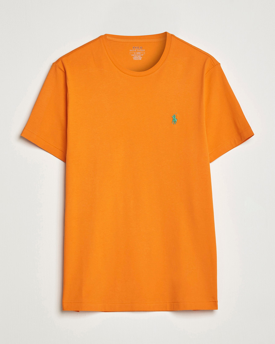 Men | T-Shirts | Polo Ralph Lauren | Crew Neck T-Shirt Optic Orange