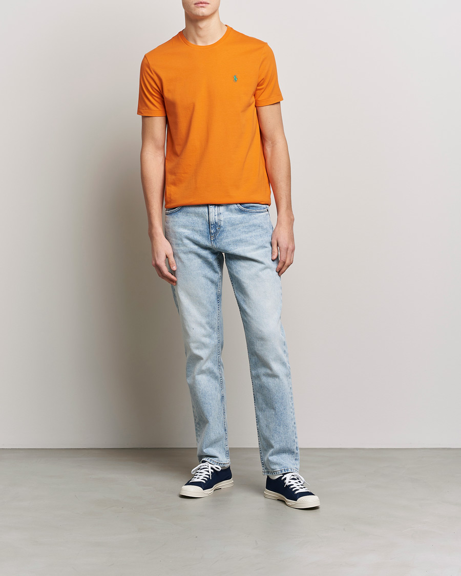 Men | T-Shirts | Polo Ralph Lauren | Crew Neck T-Shirt Optic Orange