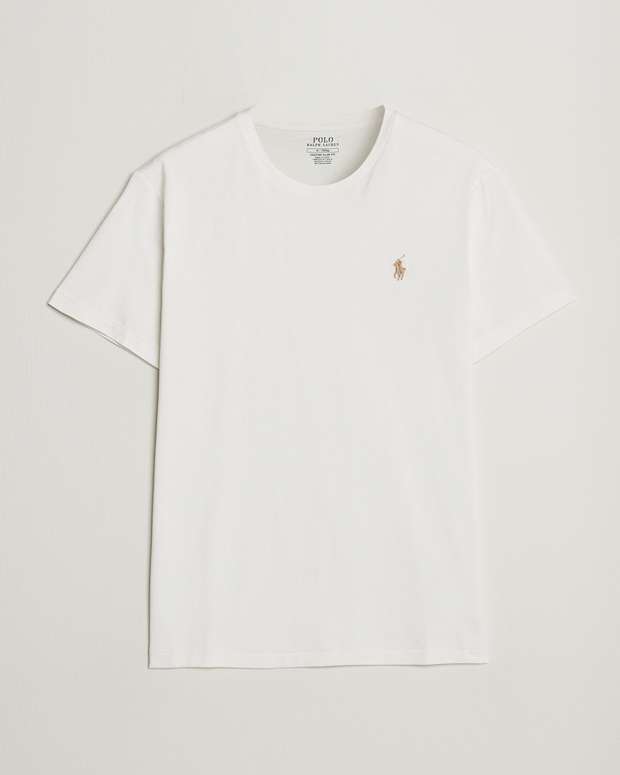 Men | T-Shirts | Polo Ralph Lauren | Crew Neck T-Shirt Deckwash White